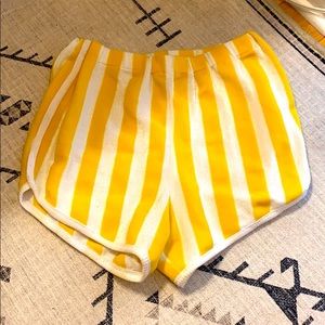 Vintage striped shorts